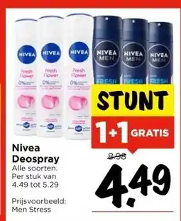 Vomar Voordeelmarkt Nivea Deospray aanbieding
