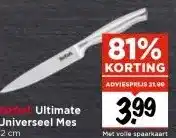 Vomar Voordeelmarkt Ultimate Universeel Mes aanbieding