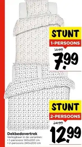 Vomar Voordeelmarkt Dekbedovertrek aanbieding