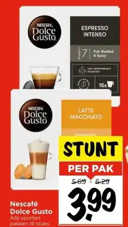 Vomar Voordeelmarkt Nescafé Dolce Gusto aanbieding