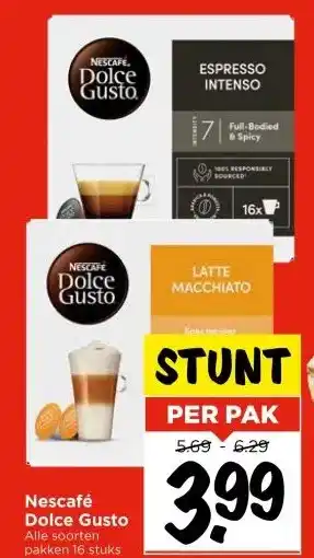 Vomar Voordeelmarkt Nescafé Dolce Gusto aanbieding