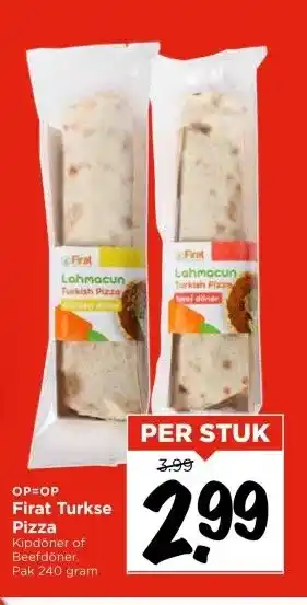 Vomar Voordeelmarkt Firat Turkse Pizza aanbieding