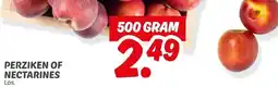 Dekamarkt PERZIKEN OF NECTARINES aanbieding