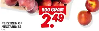 Dekamarkt PERZIKEN OF NECTARINES aanbieding