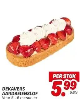 Dekamarkt DEKAVERS AARDBEIENSLOF aanbieding