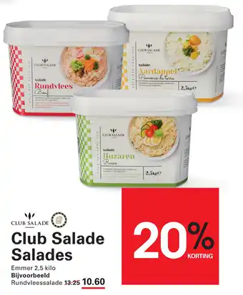 Sligro Club Salade Salades aanbieding