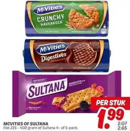 Dekamarkt MCVITIES OF SULTANA aanbieding