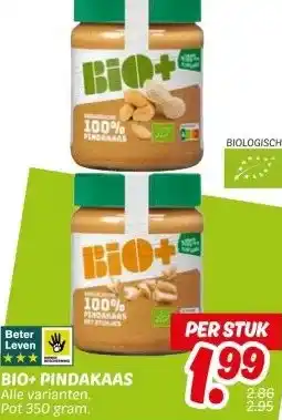 Dekamarkt BIO+ PINDAKAAS aanbieding