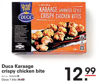 Sligro Duca Karaage crispy chicken bite aanbieding