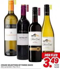 Dekamarkt CRUSE SELECTION OF THREE OAKS aanbieding