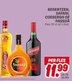 Dekamarkt BERENTZEN, SAFARI, COEBERGH OF PASSOA aanbieding