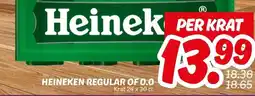 Dekamarkt HEINEKEN REGULAR OF 0.0 aanbieding