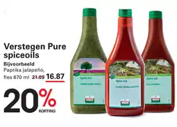 Sligro Verstegen Pure spiceoils aanbieding
