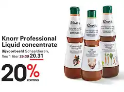 Sligro Knorr Professional Liquid concentrate aanbieding