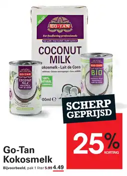 Sligro Go Tan Kokosmelk aanbieding