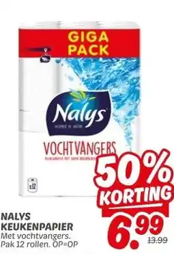 Dekamarkt NALYS KEUKENPAPIER aanbieding