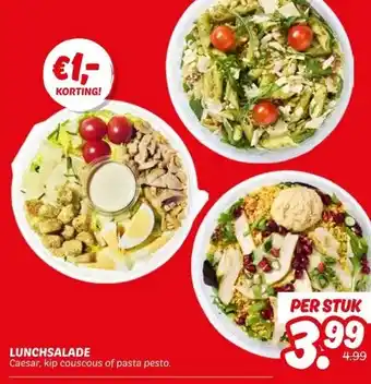 Dekamarkt LUNCHSALADE aanbieding