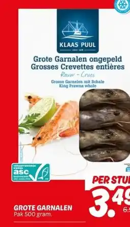 Dekamarkt GROTE GARNALEN aanbieding
