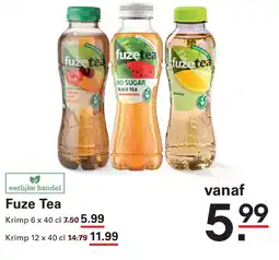 Sligro Fuze Tea aanbieding