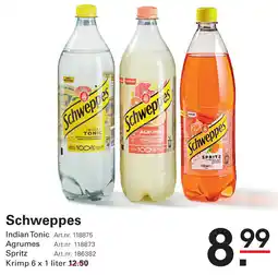 Sligro Schweppes aanbieding