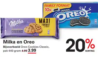 Sligro Milka en Oreo aanbieding