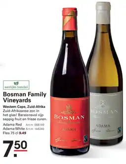 Sligro Bosman Family Vineyards aanbieding