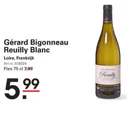 Sligro Gérard Bigonneau Reuilly Blanc aanbieding