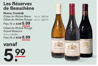 Sligro Les Réserves de Beauchêne aanbieding