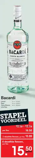 Sligro Bacardi aanbieding