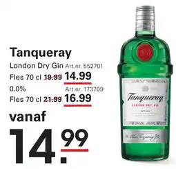 Sligro Tanqueray aanbieding