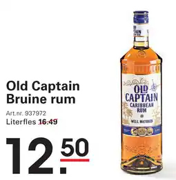 Sligro Old Captain Bruine rum aanbieding