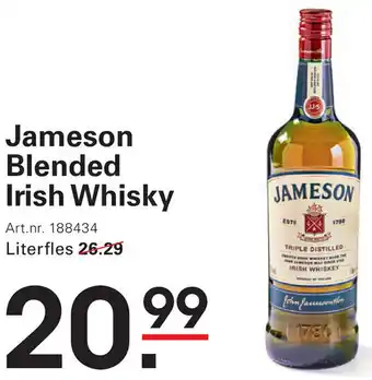 Sligro Jameson Blended Irish Whisky aanbieding