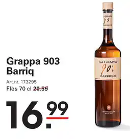 Sligro Grappa 903 Barriq aanbieding