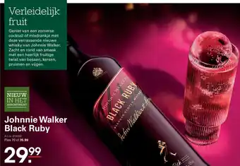 Sligro Johnnie Walker Black Ruby aanbieding
