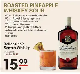 Sligro Ballantine's Scotch Whisky aanbieding