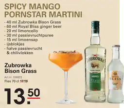 Sligro Zubrowka Bison Grass aanbieding