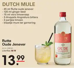 Sligro Rutte Oude Jenever aanbieding