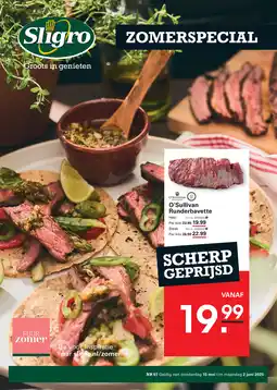 Sligro O'Sullivan Runderbavette aanbieding