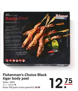 Sligro Fisherman's Choice Black tiger body peel aanbieding