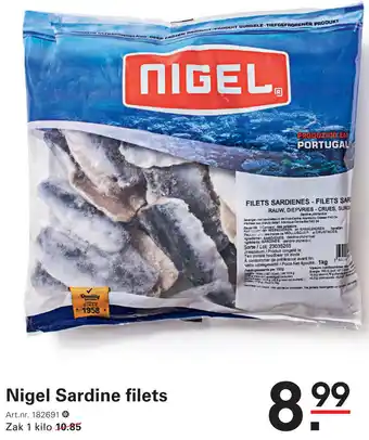 Sligro Nigel Sardine filets aanbieding