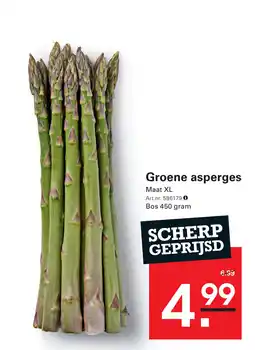 Sligro Groene asperges aanbieding