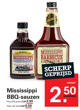 Sligro Mississippi BBQ-sauzen aanbieding