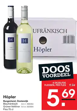 Sligro Höpler aanbieding