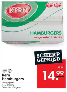 Sligro Kern Hamburgers aanbieding