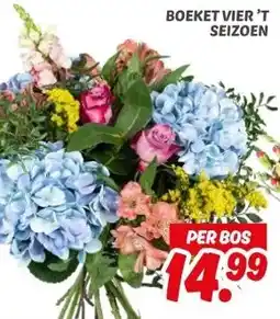 Dekamarkt BOEKET VIER'T SEIZOEN aanbieding