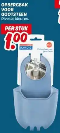 Dekamarkt OPBERGBAK VOOR GOOTSTEEN aanbieding