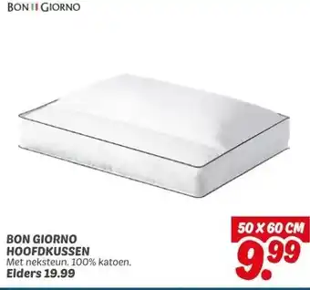 Dekamarkt BON GIORNO HOOFDKUSSEN aanbieding