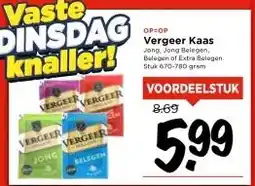 Vomar Voordeelmarkt Vergeer Kaas aanbieding