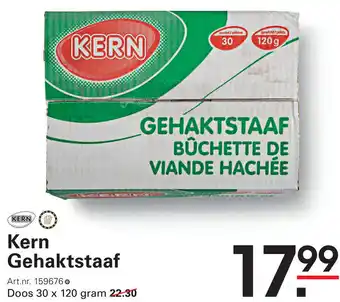 Sligro Kern Gehaktstaaf aanbieding