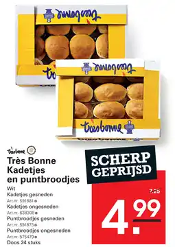 Sligro Très Bonne Kadetjes en puntbroodjes aanbieding